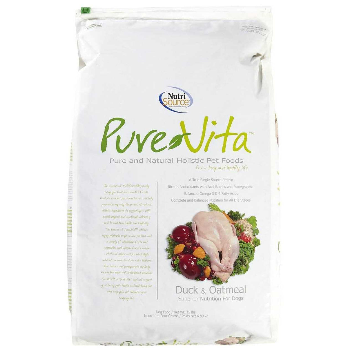 Duck & Oatmeal Dry Dog Food I8671