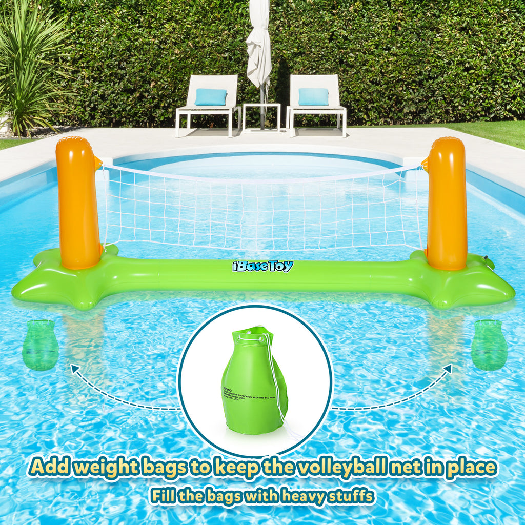 Floating Swimming Pool Toy Inflatables Volleyball Net Q94533