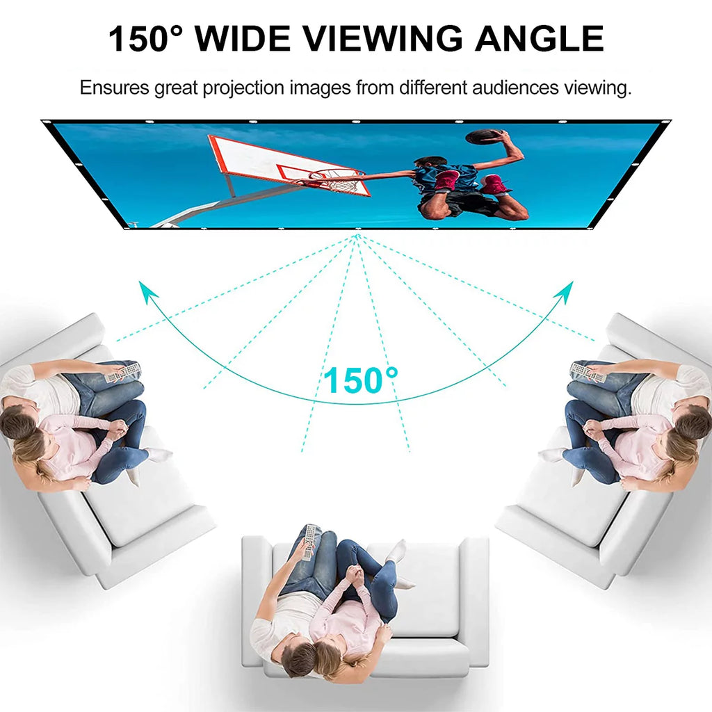 150 Inch 16:9 Foldable Projection Screen E603