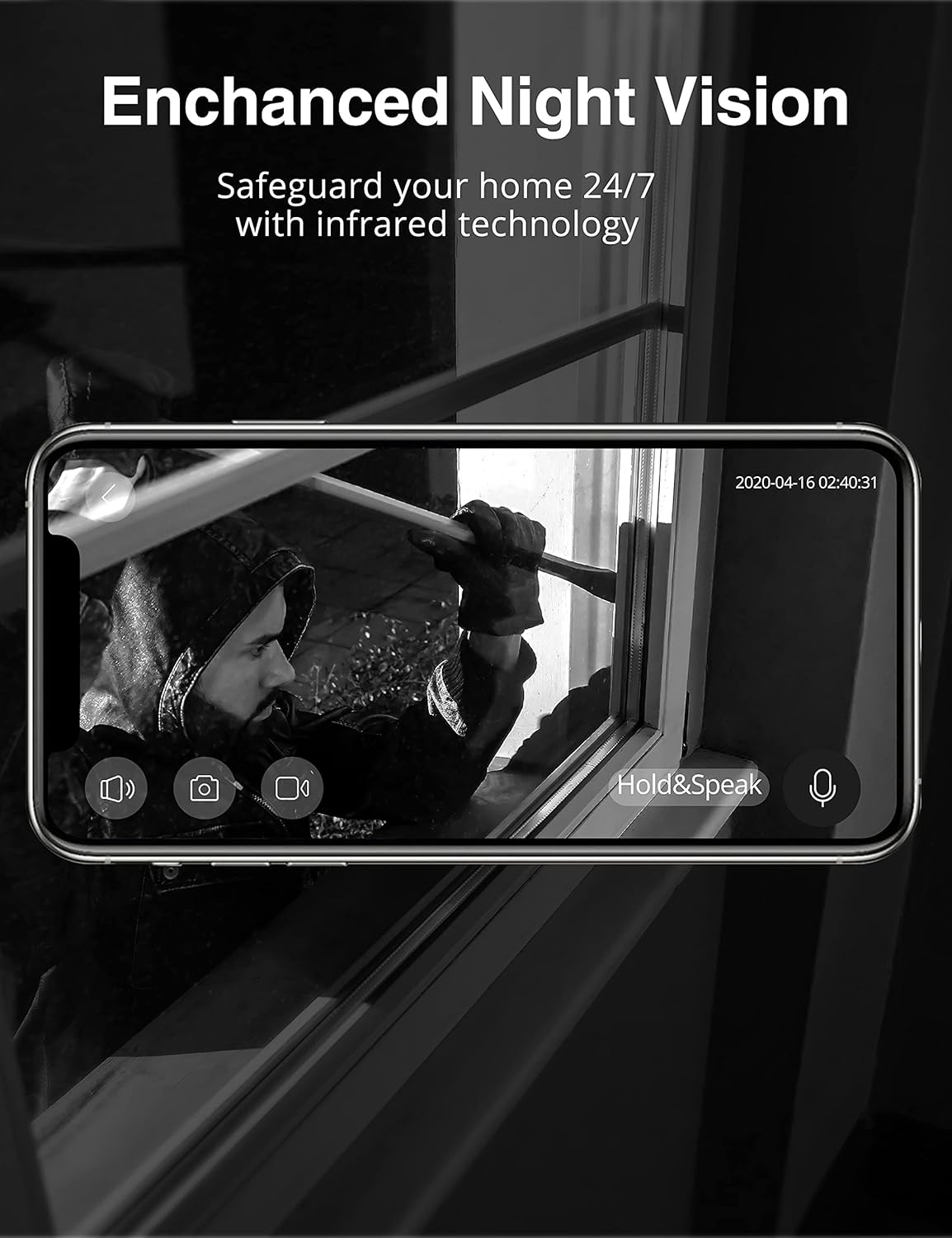 Wireless 1080p Full HD Security Camera with Night Vision Q949