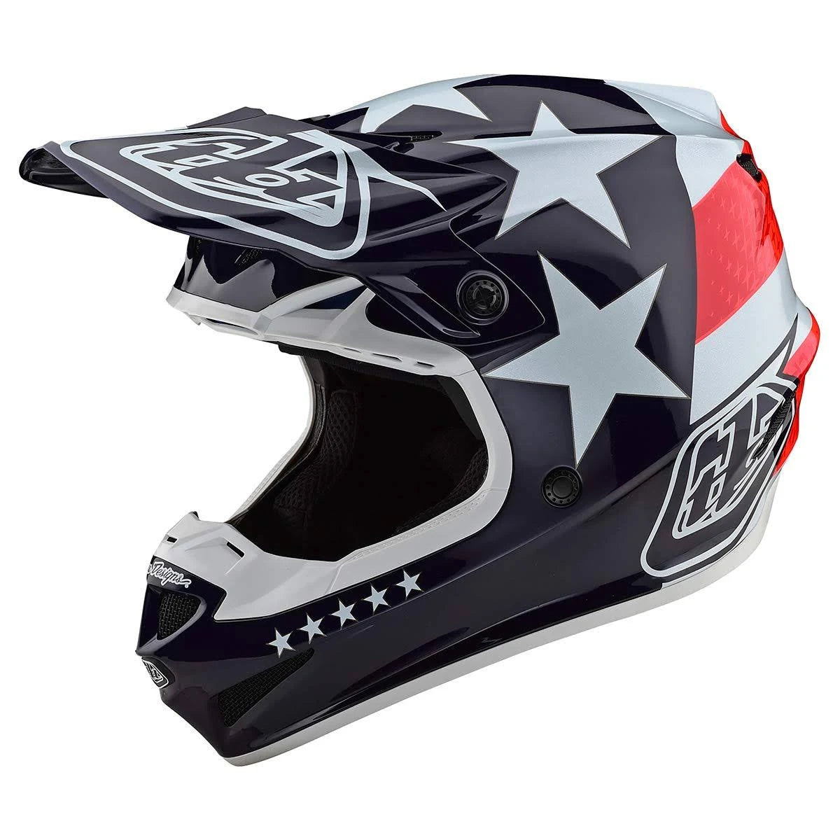 Red White Blue Polyacrylite Helmet Q857