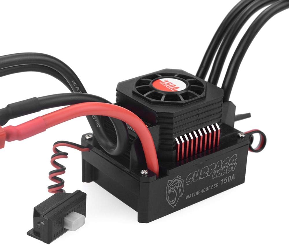 150A Brushless ESC Waterproof Electric Speed Controller Pack of 2 V188