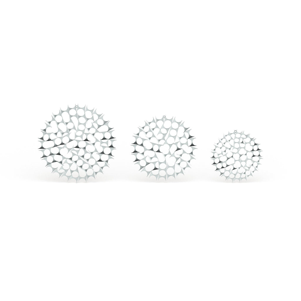 Metal Wall Decor (Set of 3) Silver V73017