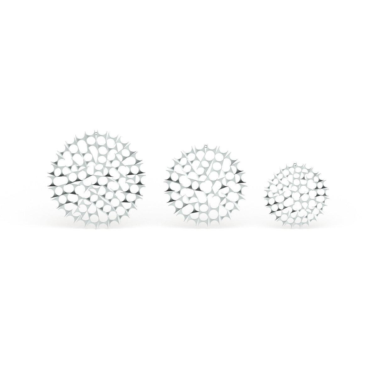 Metal Wall Decor (Set of 3) Silver V73017