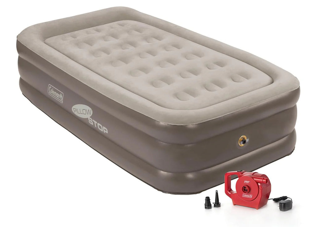 Double-High Airbed with Rechargeable Pump, Twin C5321