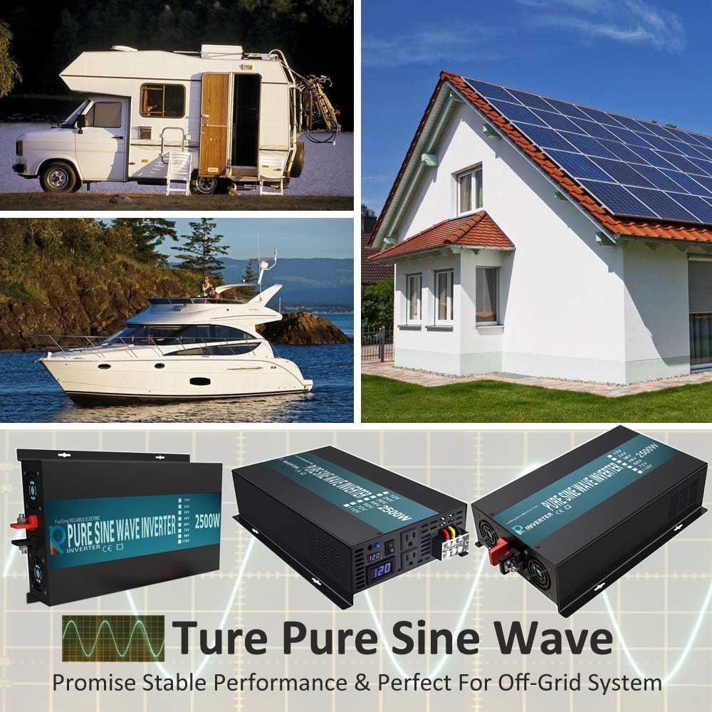 2500 watt 12V Pure Sine Wave Power Inverter U915