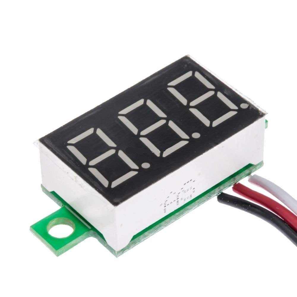 5pcs DC 0~30V Digital Voltmeter Red LED Display X819