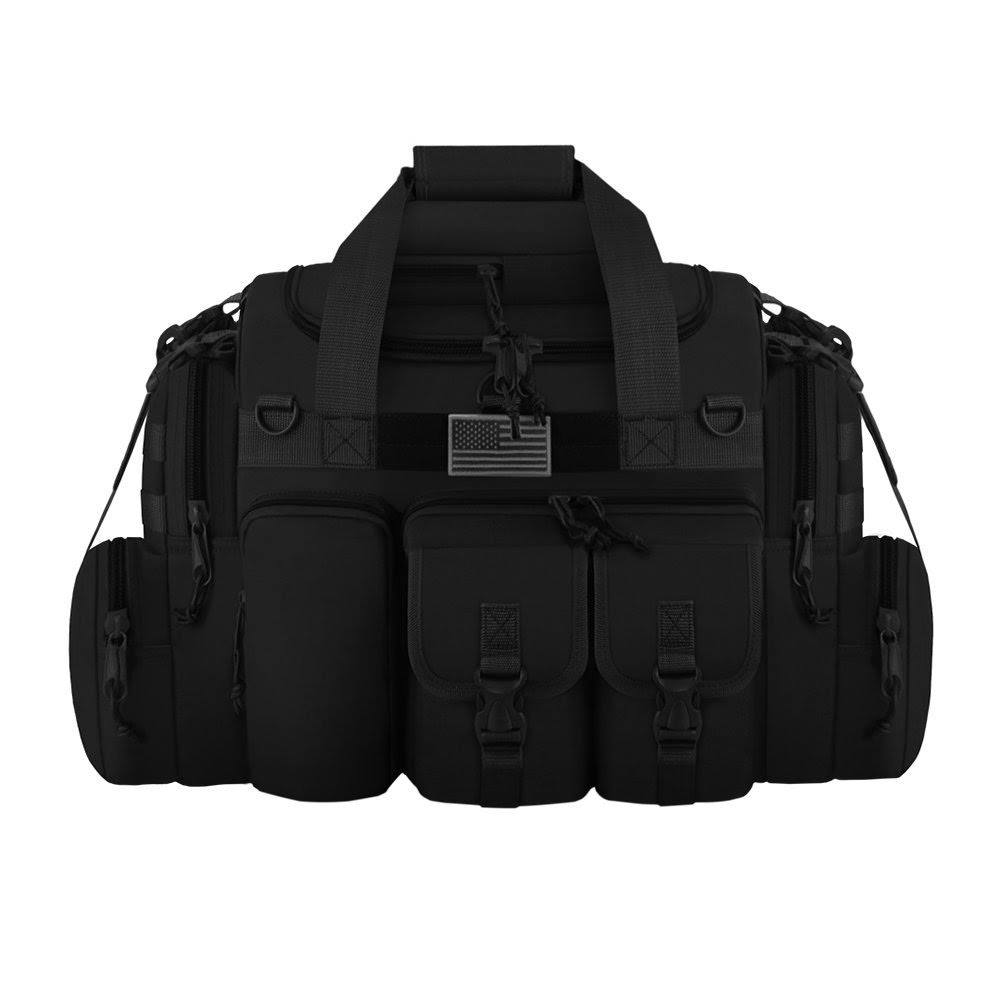 Black Tactical Multi-Pocket Duffel R6280