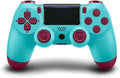 2 Pack Wireless Bluetooth Gamepad with USB Cable, Transparent White & Ocean Blue C824656
