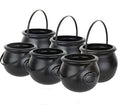Black Plastic Cauldron 20cm L8786