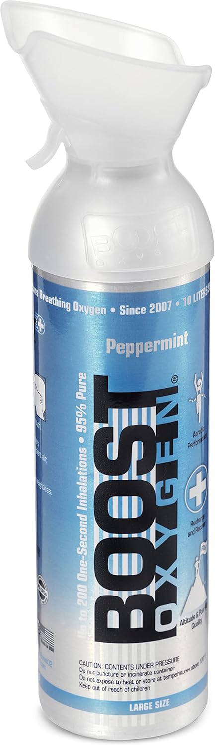 4 Pack Large 10L Natural Portable Pure Oxygen Canister B6697