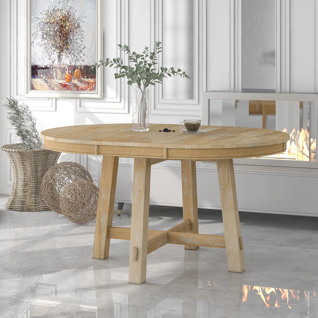 Round Extendable Dining Table Z6434