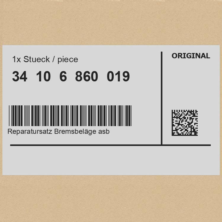 Brake Pads Repair Kit Y906630