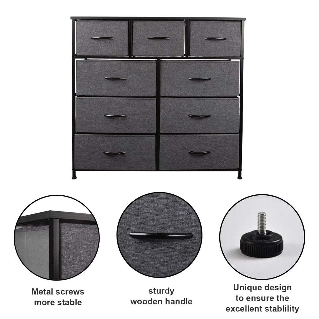 5 Drawer Fabric Dresser Storage Tower Y79178