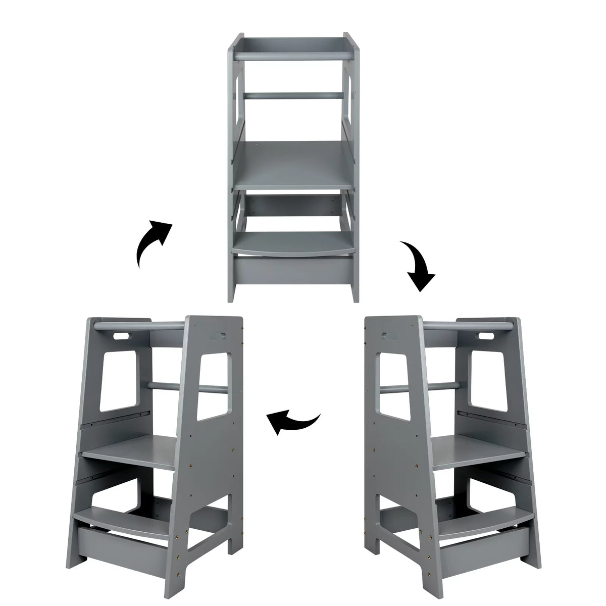 Wooden Adjustable Kids Step Stool M86181