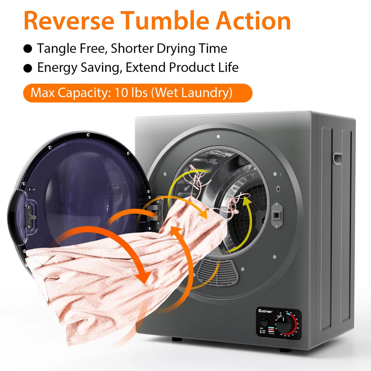 Compact Electric Laundry Dryer 1.5 cu.ft. X9156