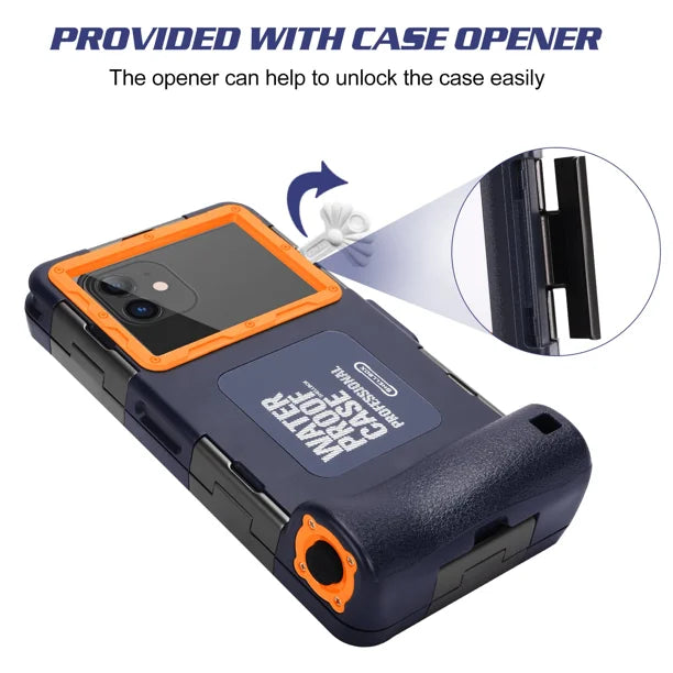 Waterproof Protective Case for Phones Up to 6.9 Inch O201
