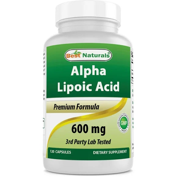 Alpha Lipoic Acid 600 mg 120 Capsules N6196