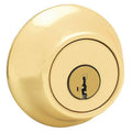 Polished Brass Deadbolt Less Cylinder W1274