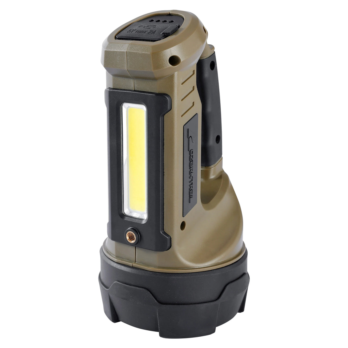 2000 Lumen Dual Source LED Rechargeable Spotlight with 5000 mAh Power Bank H18148