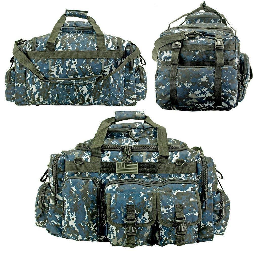 Black Tactical Multi-Pocket Duffel R6280