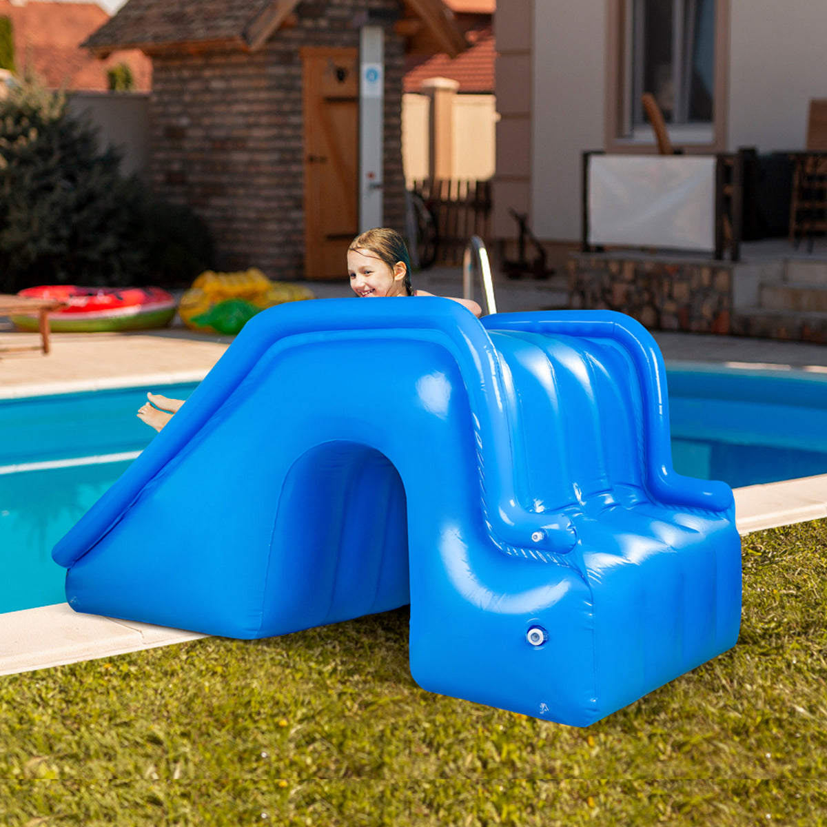Inflatable Trampoline Slide Ladder for Kids D19561