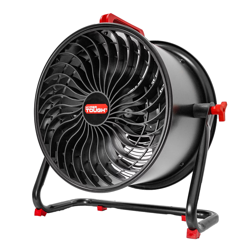 Black & Red 16 inch 2-Speed Turbo Drum Fan K8576