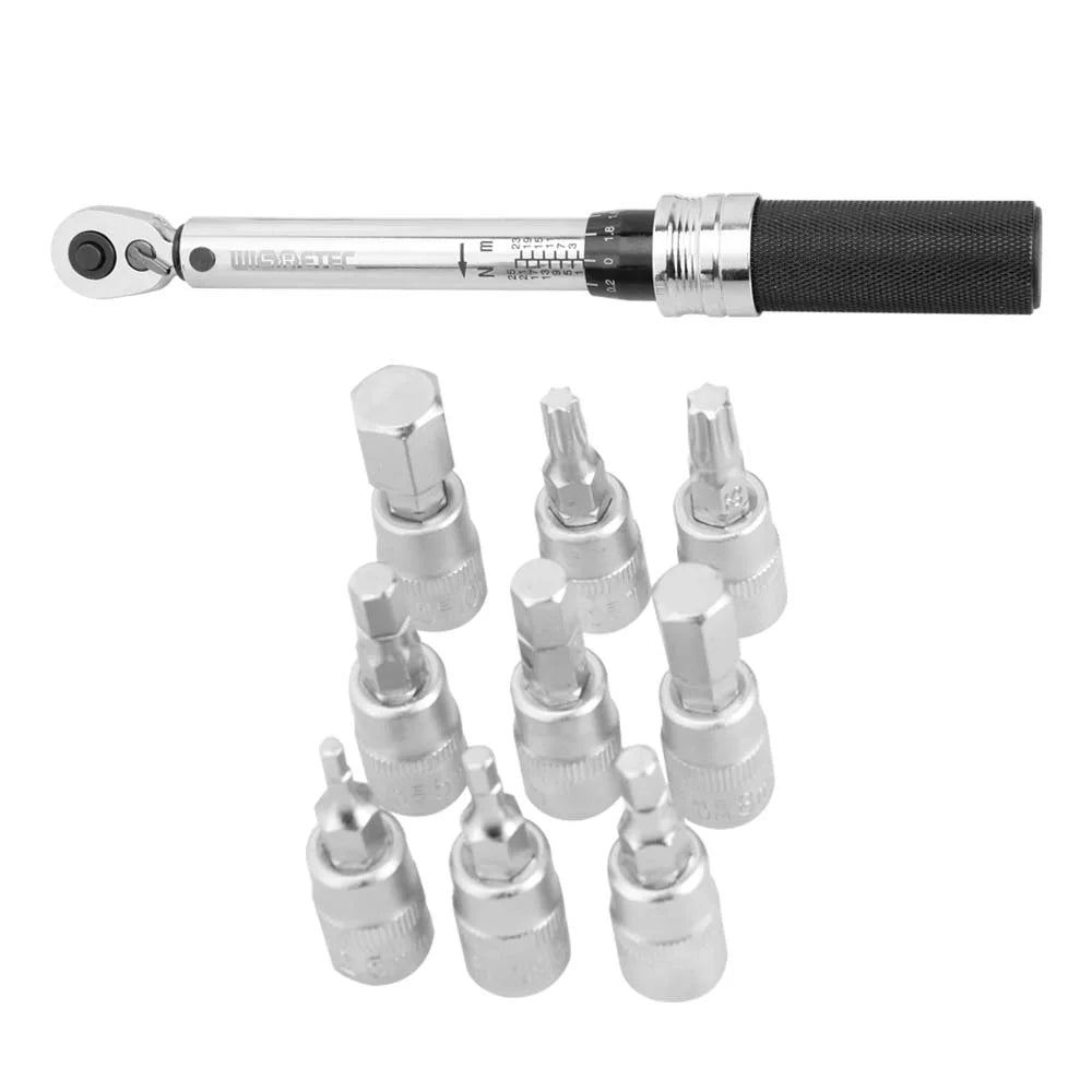 1/4" DR 1-25Nm Mini Adjustable Bike Torque Wrench Set B7064