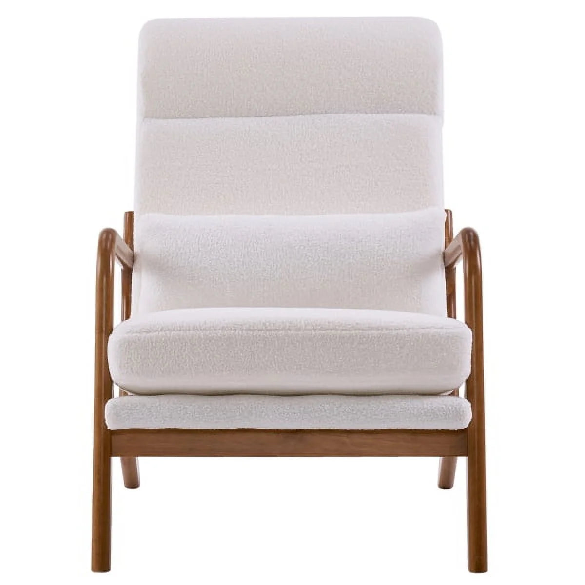 Mid-Century Modern Accent Chair with Lumbar Pillow E9586