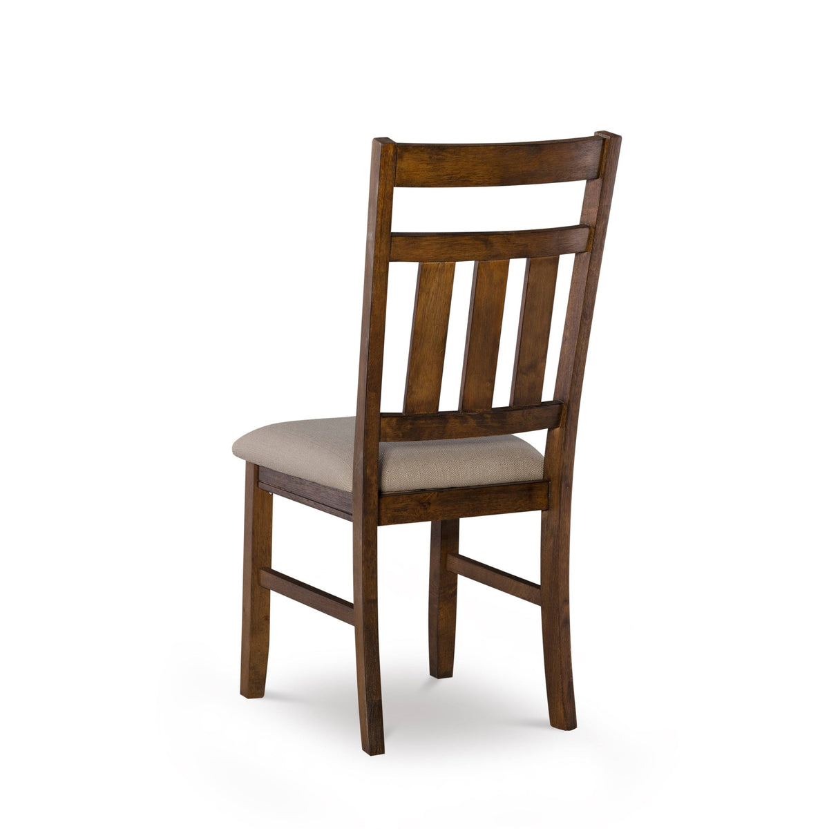 Smokey White Rustic Farmhouse Dining Chair Set of 2 N64857