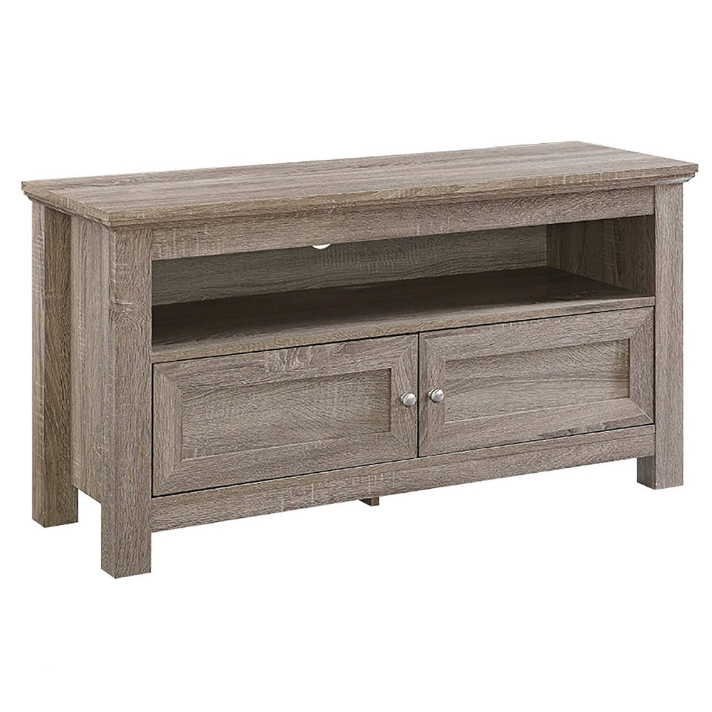 Driftwood Wood TV Media Stand Storage Console U393