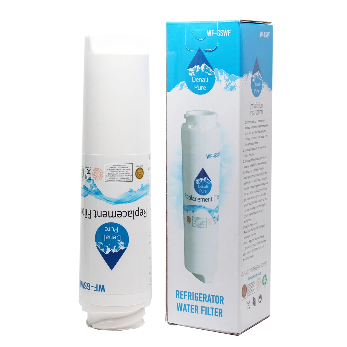 6-Pack Replacement Refrigerator Water Filter P672