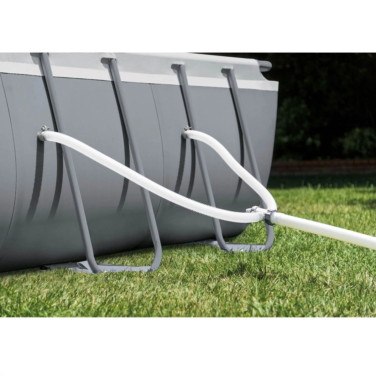 24' x 12' x 52 Rectangular Frame Swimming Pool with Pump G463