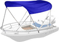2 Bow Bimini Top Boat Cover with Aluminum Support Poles L5713