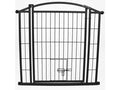 Black Outdoor Walk-Thru Pet Gate X78302