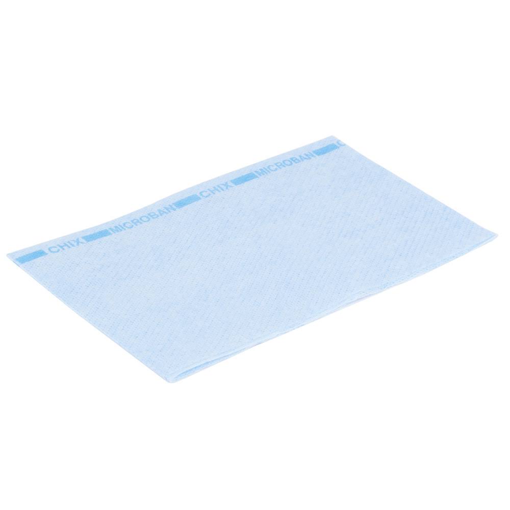 Blue 13 x 21 Food Service Towels, 150/Carton Q6378