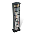 51" Black Wall Media Storage Rack V678813