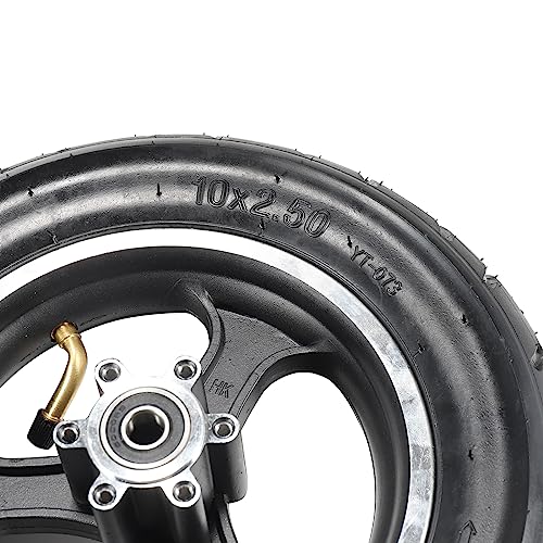 10x2.50 Inflatable Scooter Tire with Inner Tube and Aluminium Wheel Hub U3558