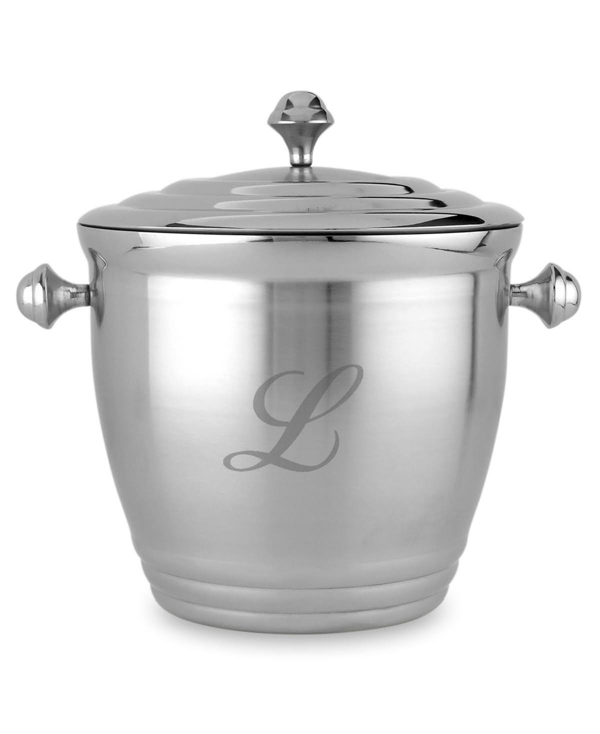 Ice Bucket with Script Letters S51197
