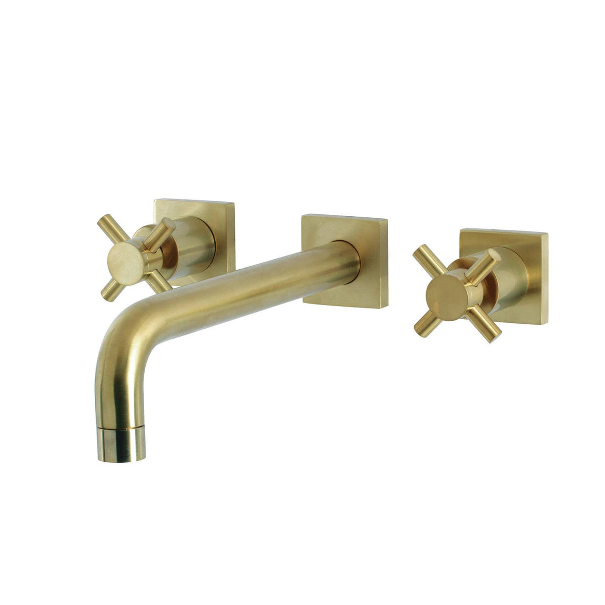 Brushed Brass Wall Mount Tub Faucet D178172