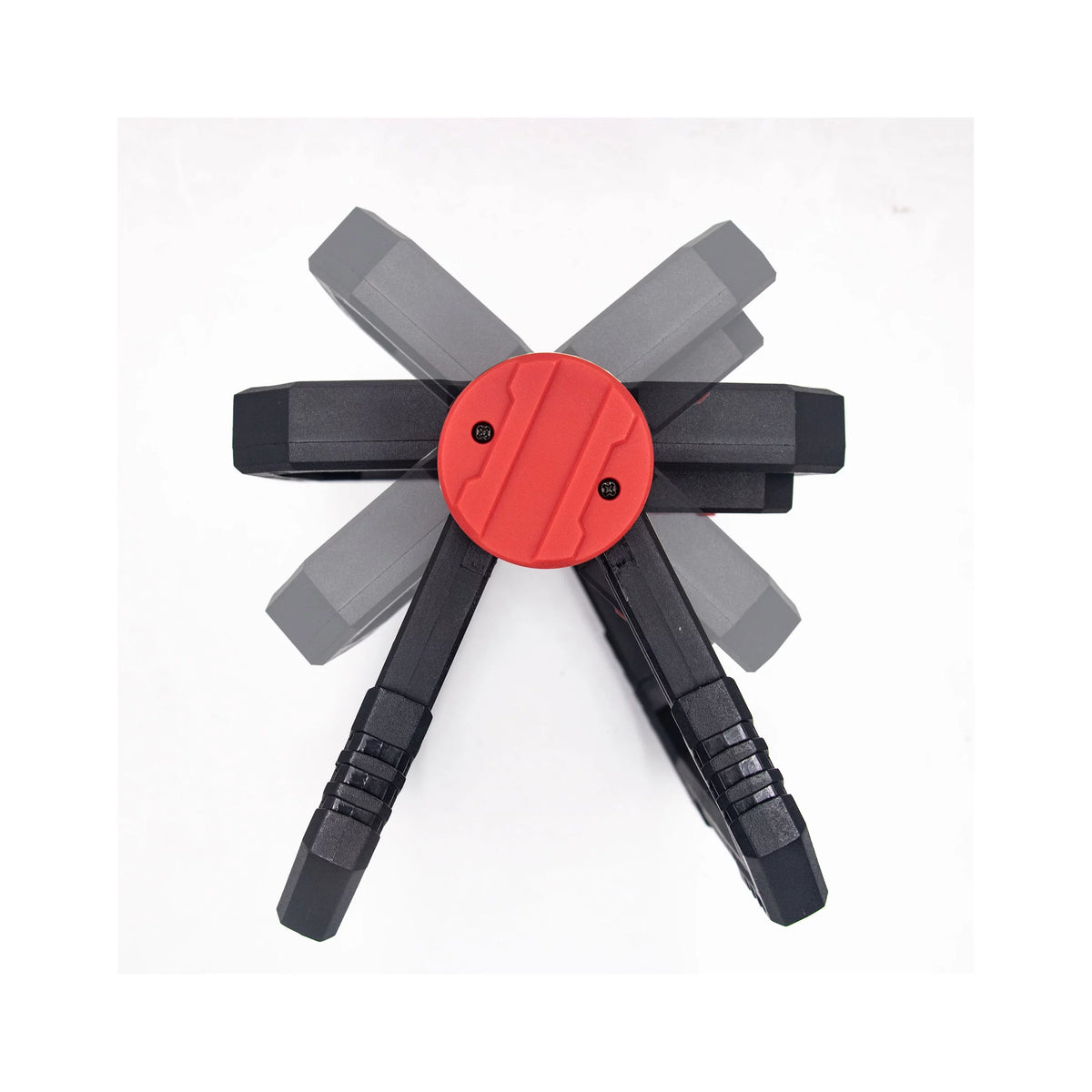 1000 Lumen Led Work Light Folding Stand Black Red Plastic I83483