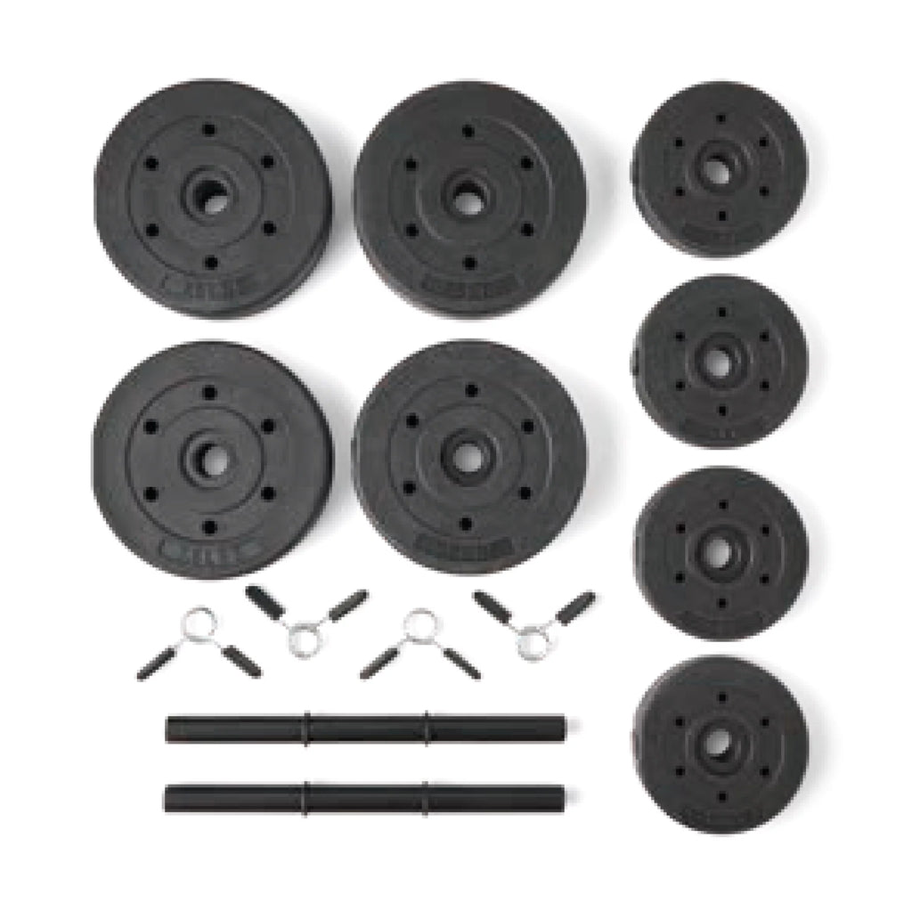 40lb Adjustable Vinyl Dumbbell Set L1652