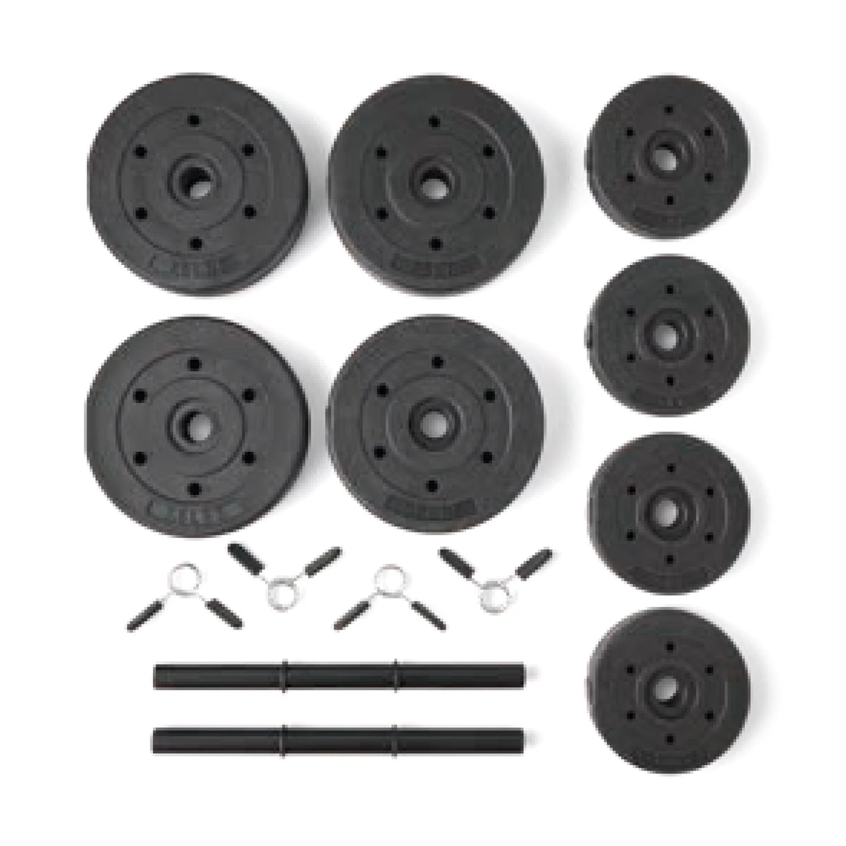 40lb Adjustable Vinyl Dumbbell Set L1652