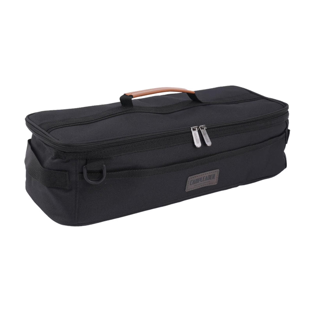 Tent Pole Bag with Handle Pockets Storage Bag for Hiking Travel black A822