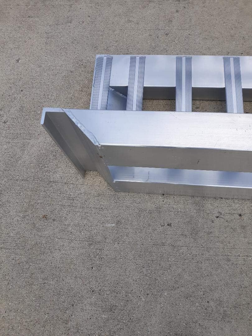 2 Aluminum Ramps 84" Long 10000lb Capacity Y31751