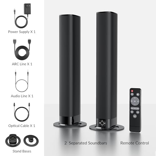 Detachable Soundbar with Bluetooth ARC Opt AUX V891