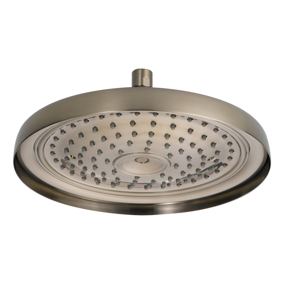 Brushed Nickel Ceiling Mount Raincan Shower Head W400