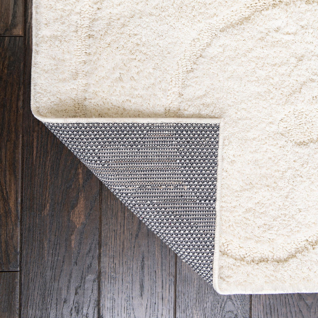 8' x 10' Ivory Shag Rug N4409