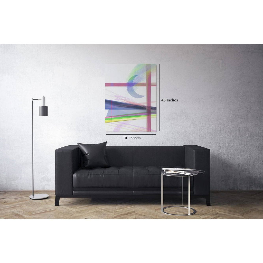 Multi-Color Stretched Canvas L66025