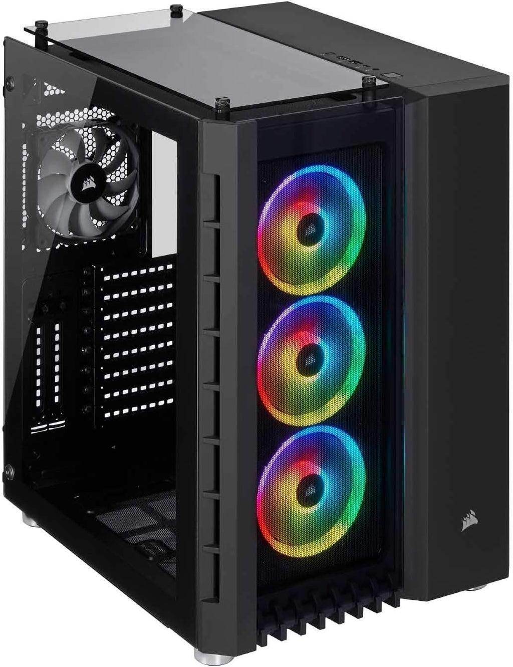 Black Tempered Glass ATX Smart Case N2047